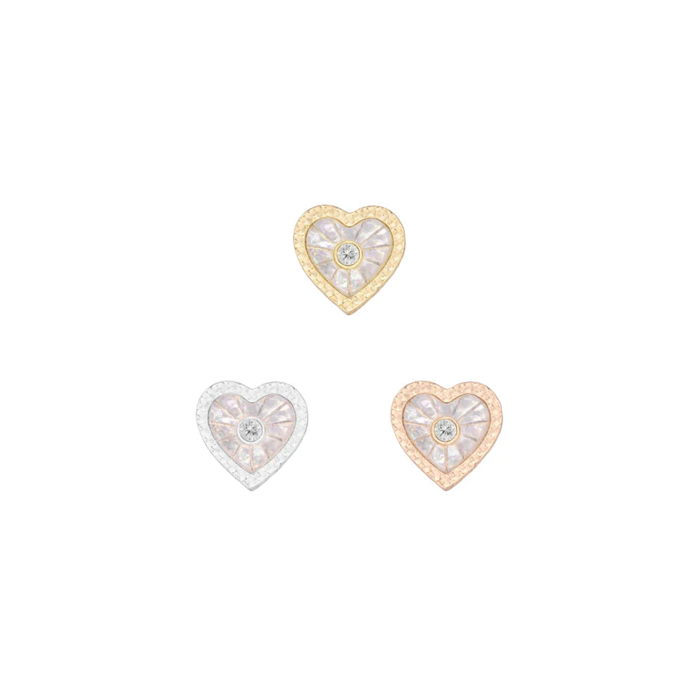 BUDDHA JEWELRY - MARBELLA - MOTHER OF PEARL - 14KT SOLID GOLD - THREADLESS END
