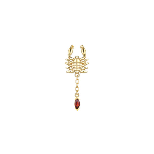 MODERN MOOD - DRACO - 14KT SOLID GOLD - THREADLESS END