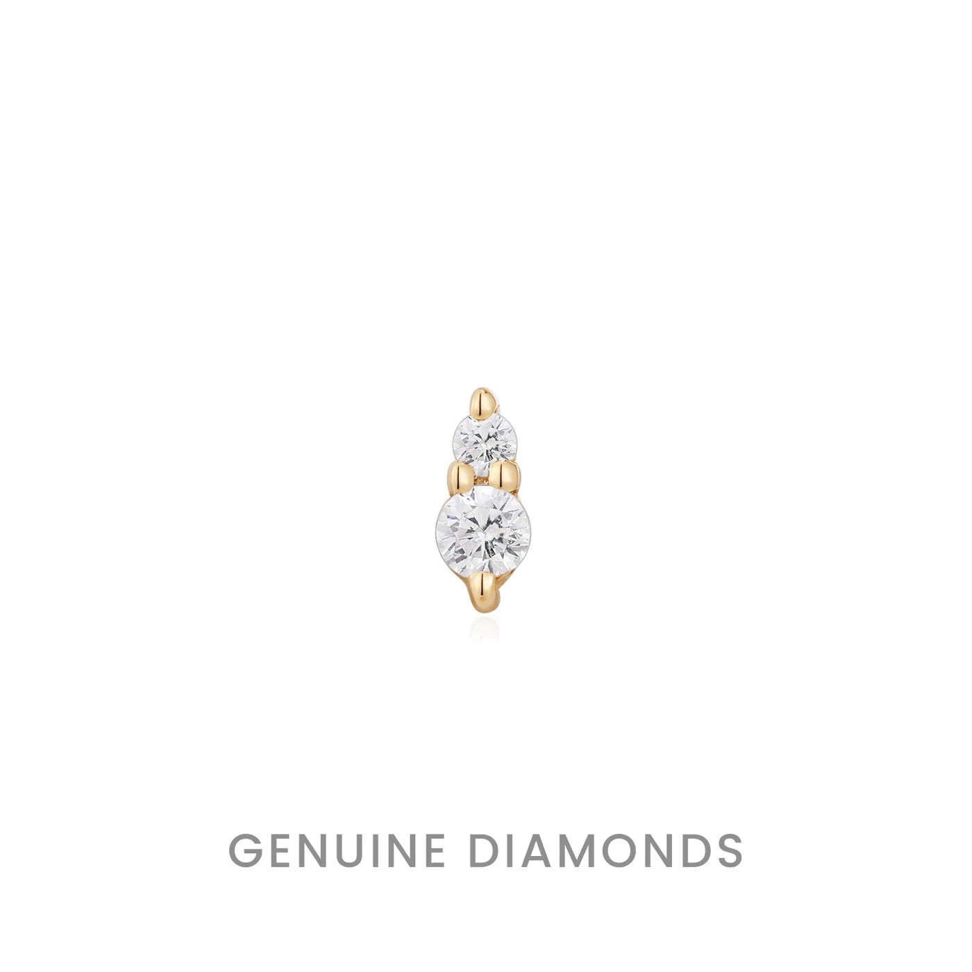 EMBER JEWELRY - PRIM - DIAMOND - 14KT SOLID GOLD - THREADLESS END