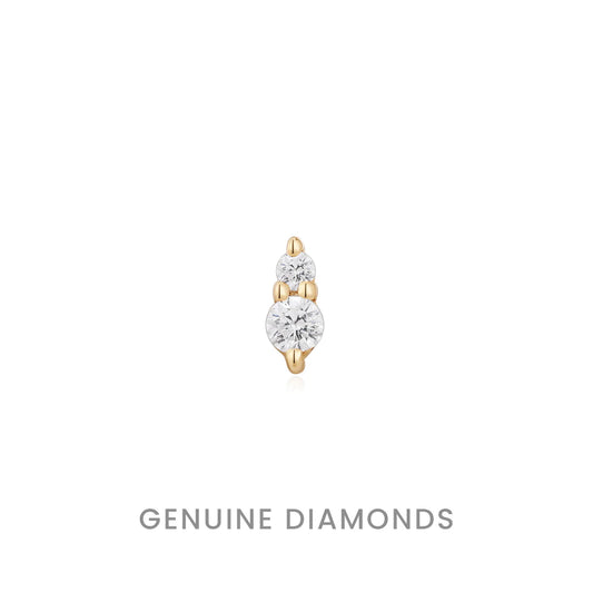 EMBER JEWELRY - PRIM - DIAMOND - 14KT SOLID GOLD - THREADLESS END