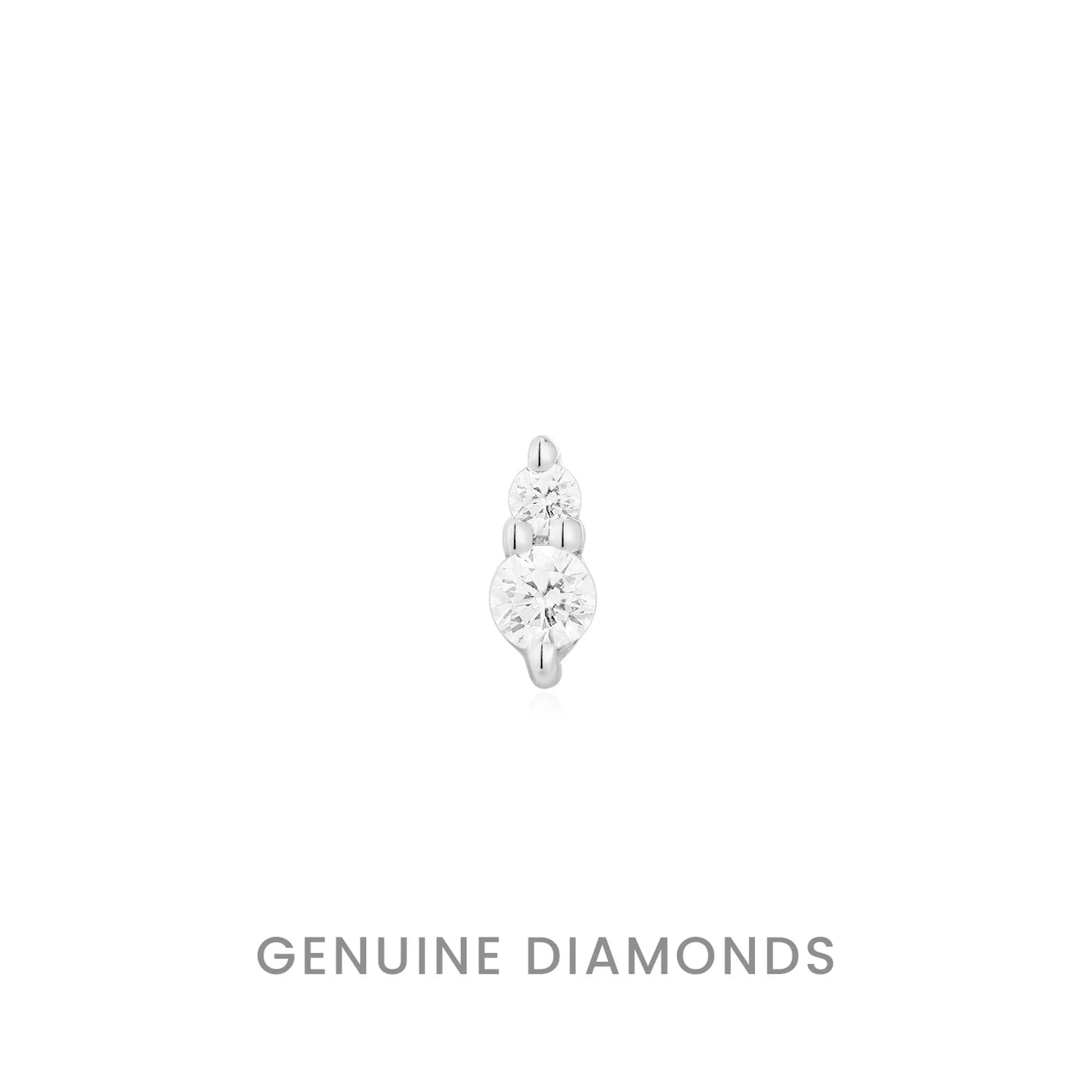 EMBER JEWELRY - PRIM - DIAMOND - 14KT SOLID GOLD - THREADLESS END