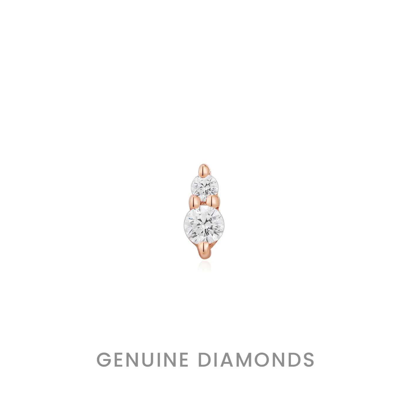 EMBER JEWELRY - PRIM - DIAMOND - 14KT SOLID GOLD - THREADLESS END