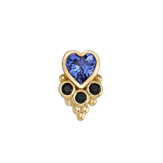 BVLA - LUCY'S HEART - 14KT SOLID GOLD - THREADED END
