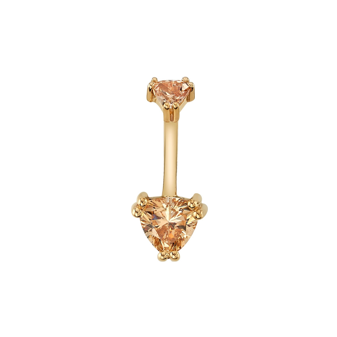 BVLA - TANTI TRILLION CURVED BARBELL - 14KT SOLID GOLD