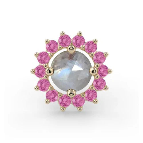 KIWI DIAMOND - SANA - 14KT SOLID GOLD - THREADED END