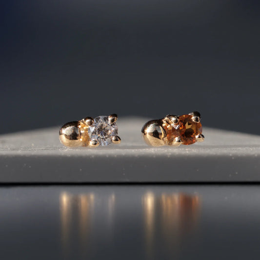 EMBER JEWELRY - SPARK - 14KT SOLID GOLD - THREADLESS END