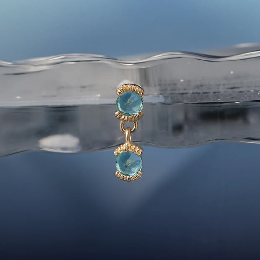 EMBER JEWELRY - TONIC - 14KT SOLID GOLD - THREADLESS END