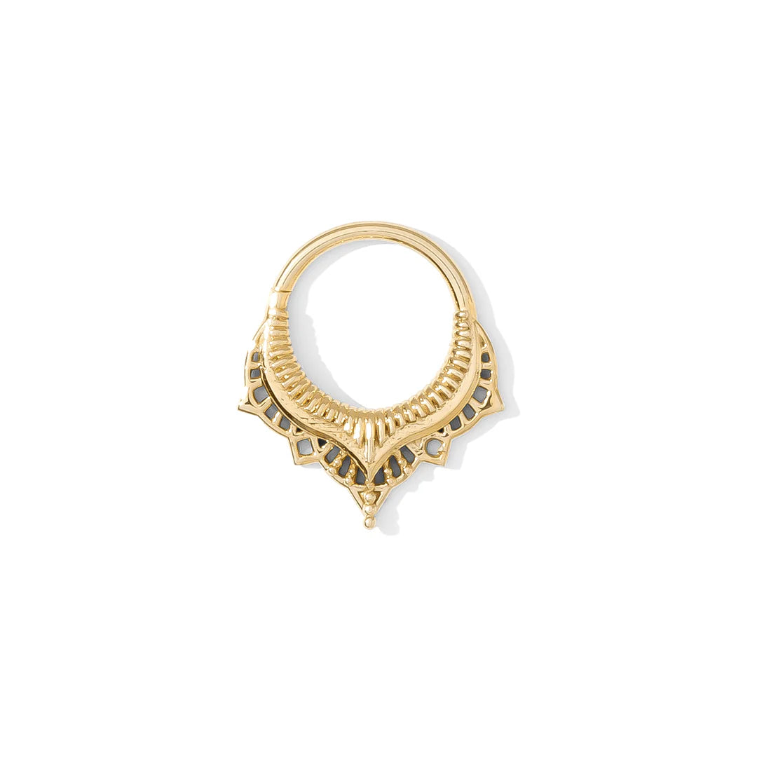 TAWAPA - LILY -14KT SOLID GOLD - SEAM RING