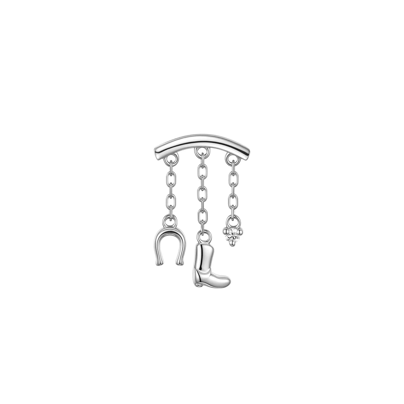 MODERN MOOD - BAR END - TOWNES - 14KT SOLID GOLD - HIDDEN HELIX - THREADLESS END