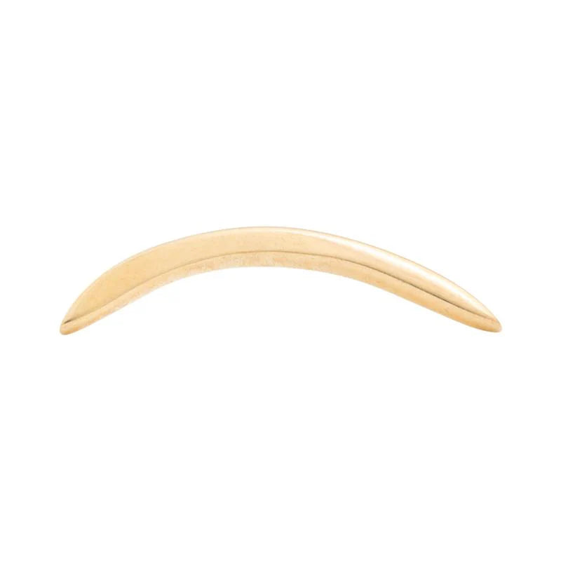 TAWAPA - CURVE - 14KT SOLID GOLD - THREADLESS END