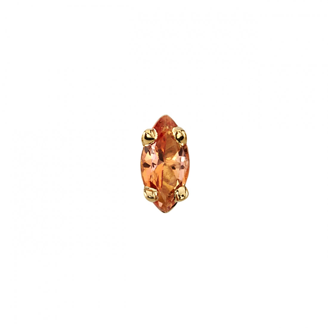 BVLA - MARQUISE FOUR PRONG- 14kt SOLID GOLD - THREADLESS END