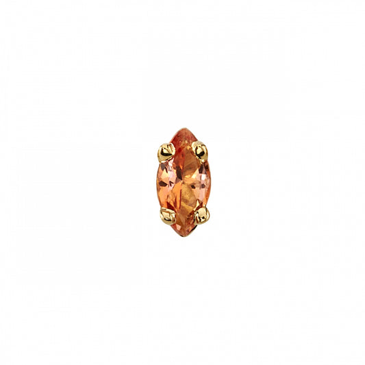 BVLA - MARQUISE FOUR PRONG- 14kt SOLID GOLD - THREADLESS END