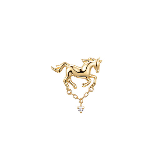 MODERN MOOD - RYDER HIDDEN HELIX - 14KT SOLID GOLD - THREADLESS END