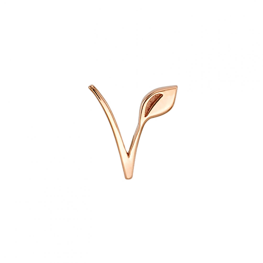 BVLA - LEAFY V - 14KT SOLID GOLD - THREADED END