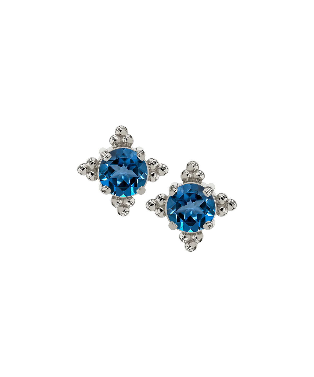 ANATOMETAL - ZIA (2.5MM Faceted Gem)- 14KT SOLID GOLD - THREADLESS END