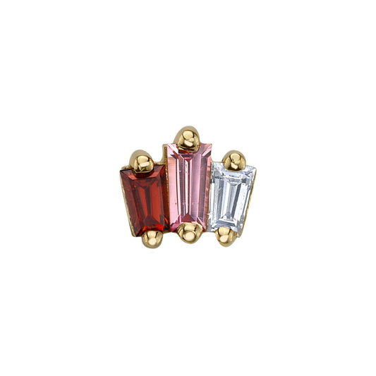 BVLA - MINI OCEANE 3 - 14KT SOLID GOLD - THREADED END