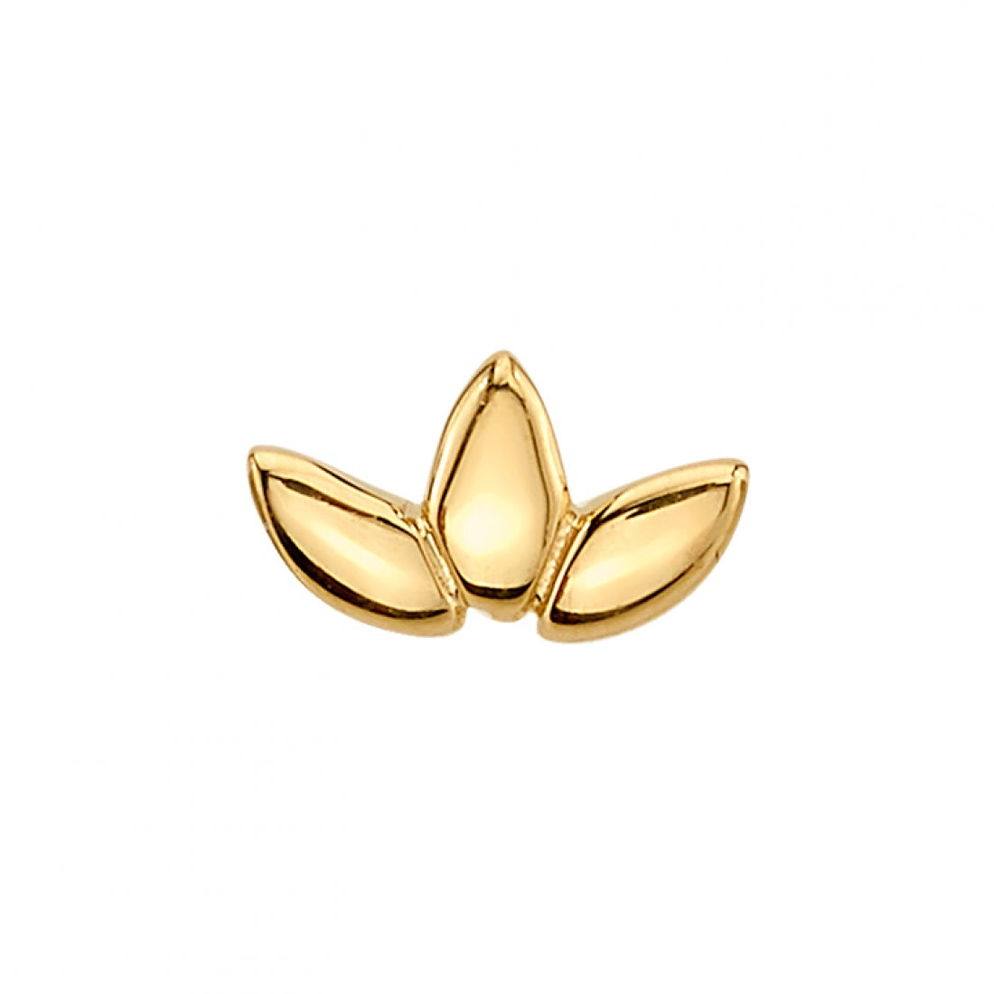 BVLA - FLAT MARQUISE FAN - 14KT SOLID GOLD - THREADLESS END