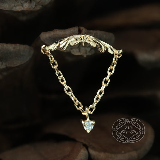 AUADORE - HIDDEN REALM LAB DIAMOND END - THREADLESS END