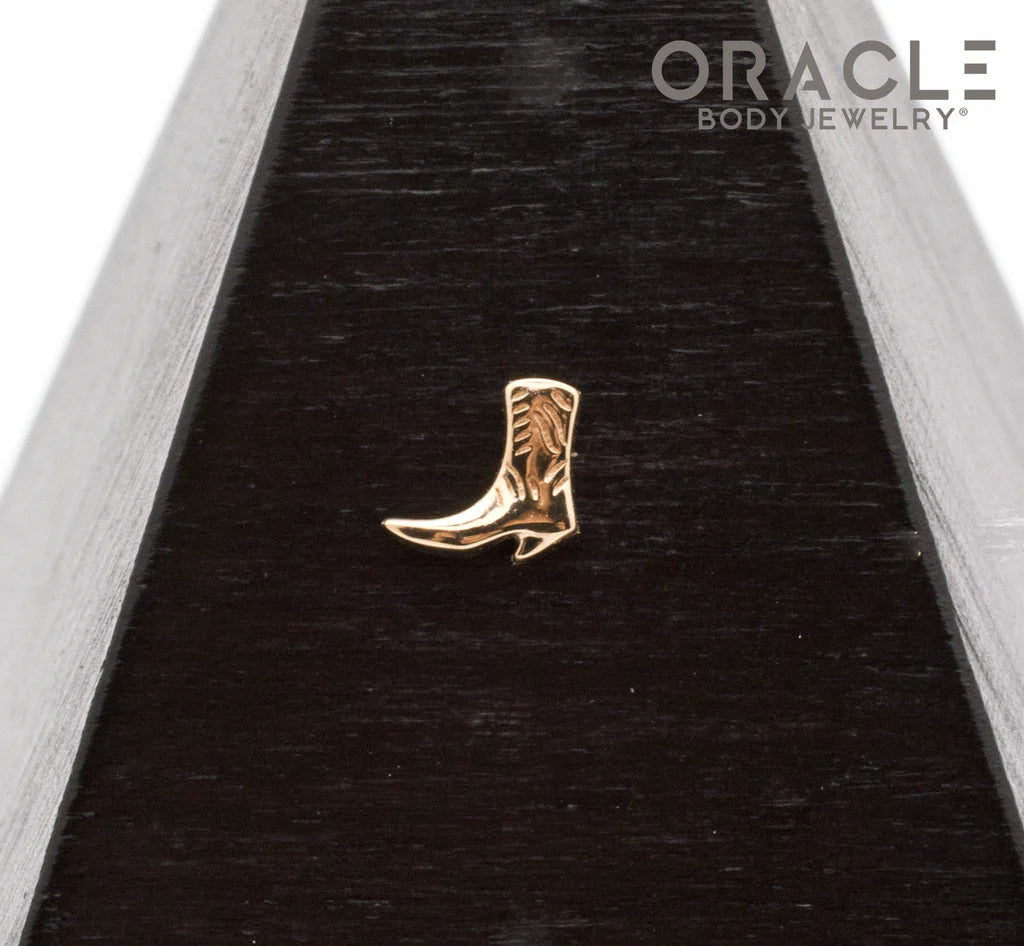 ORACLE BODY JEWELRY - TWO STEP - 14KT SOLID GOLD - THREADLESS END