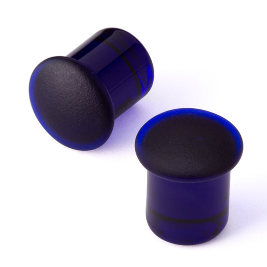 GORILLA GLASS - MATTE SIMPLE PLUGS - COBALT - GLASS - PLUGS