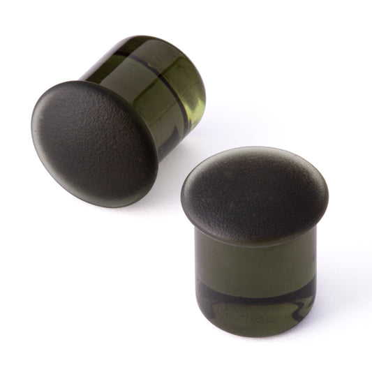 GORILLA GLASS - MATTE SIMPLE PLUGS - SMOKE - GLASS - PLUGS