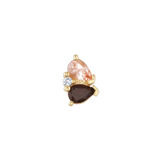 BVLA - OUTCAST - (LEFT ORIENTED) - 14KT SOLID GOLD - THREADED END