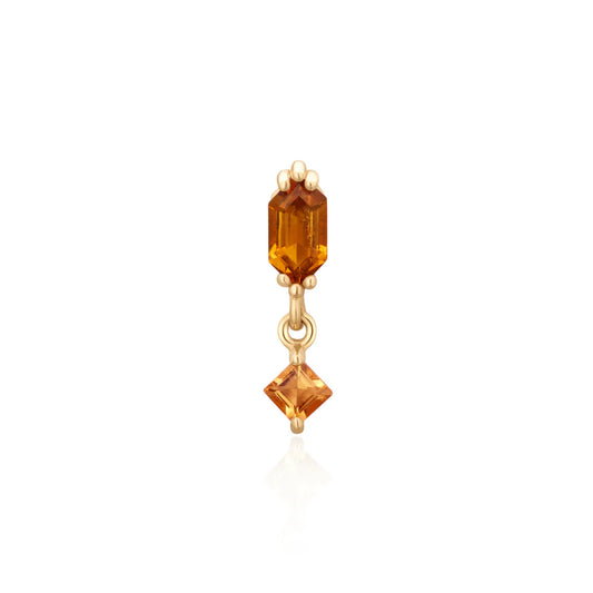 EMBER JEWELRY - GOLDEN HOUR - 14KT SOLID GOLD - THREADLESS END