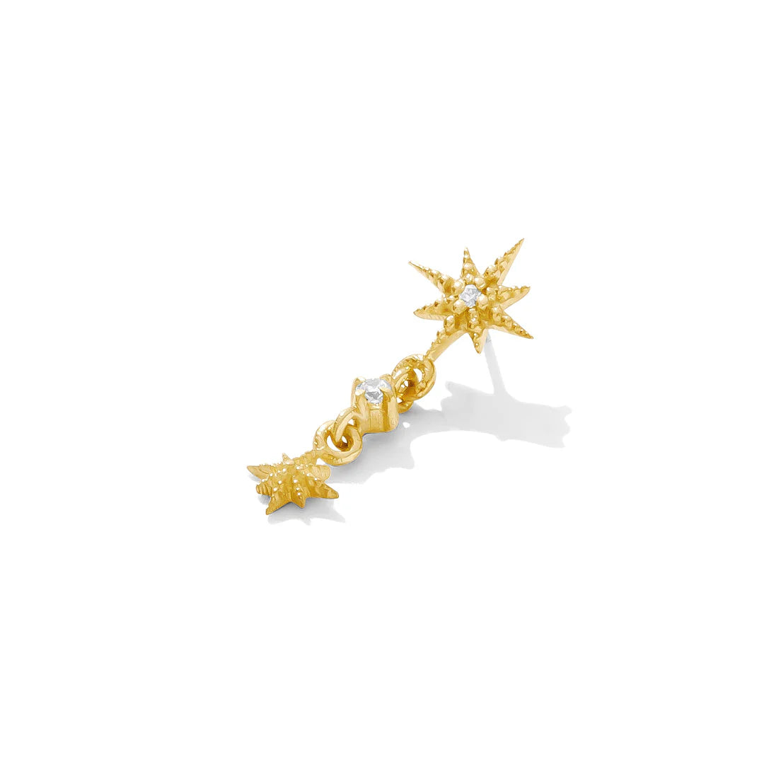 TAWAPA - LUMINA - 14KT SOLID GOLD - THREADLESS END