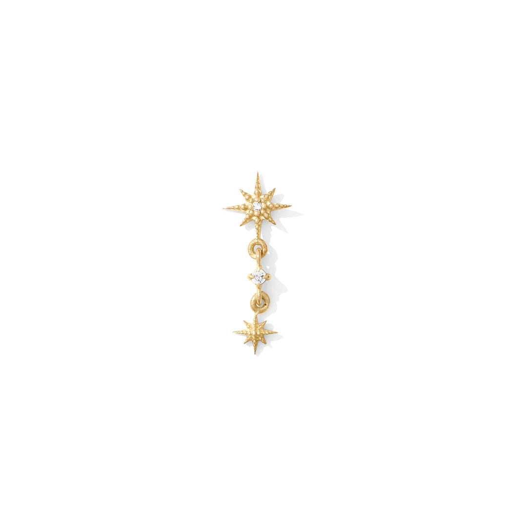 TAWAPA - LUMINA - 14KT SOLID GOLD - THREADLESS END