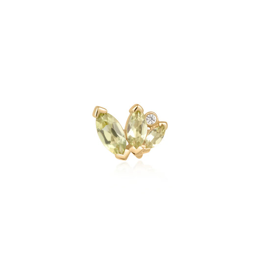 EMBER JEWELRY - IDUN - 14KT SOLID GOLD - THREADLESS END