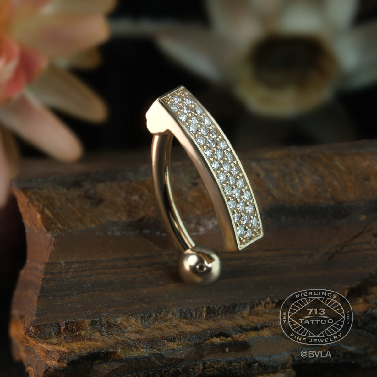 BVLA - KANARI COMFORT FIT - 14KT SOLID GOLD - NAVEL CURVE