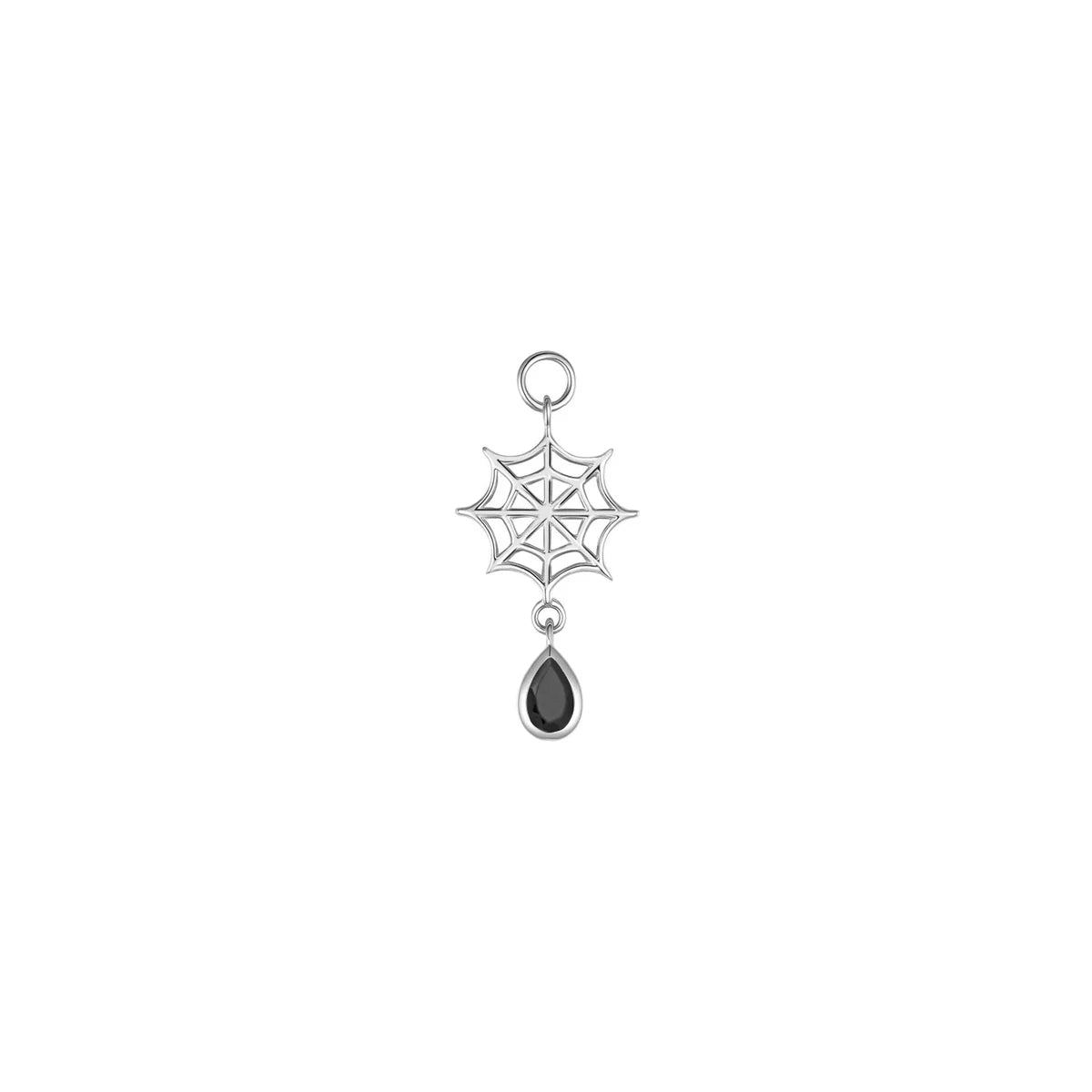 MODERN MOOD - WEB WITH DRIP CHARM - 14KT SOLID GOLD - CHARM