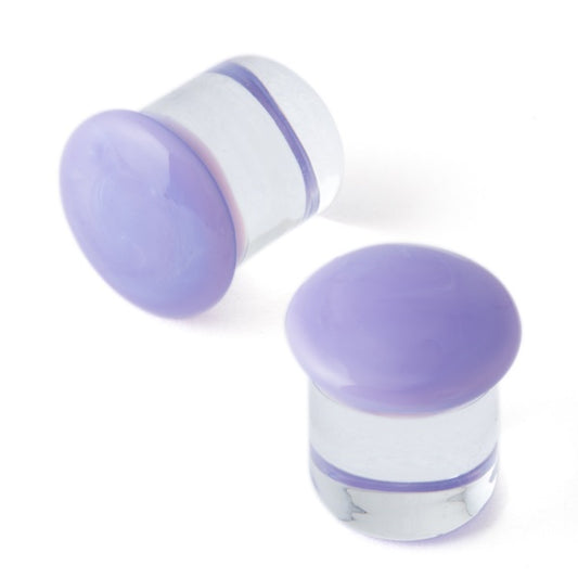 GORILLA GLASS - COLOR FRONT - LILAC - GLASS - PLUGS