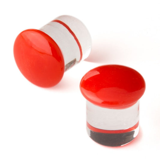 GORILLA GLASS - COLOR FRONT - POPPY - GLASS - PLUGS
