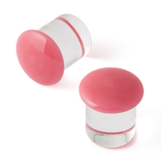 GORILLA GLASS - COLOR FRONT - ROSE - GLASS - PLUGS