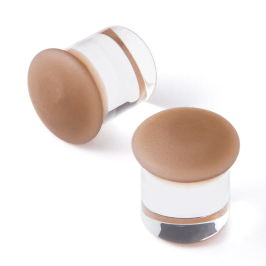 GORILLA GLASS - COLOR FRONT - SKIN TONE 2 - GLASS - PLUGS