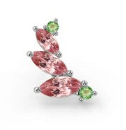 KIWI DIAMOND - SABINE SMALL END - 14KT SOLID GOLD -THREADED END