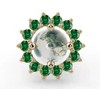 KIWI DIAMOND - SANA - 14KT SOLID GOLD - THREADED END