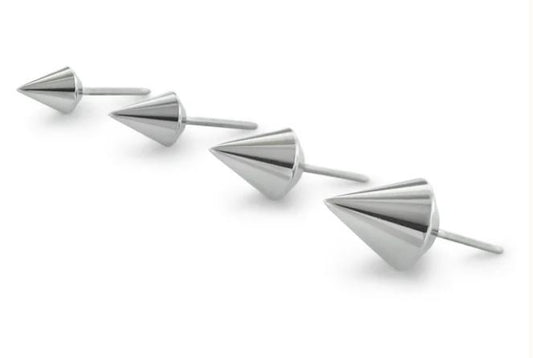 NEOMETAL - SPIKE 4MM (5/32") - 14G - TITANIUM - THREADLESS