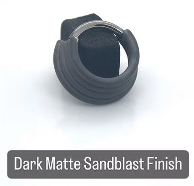 ZADAMER JEWELRY - TRIPLE HINGED RINGS - TITANIUM - CLICKER