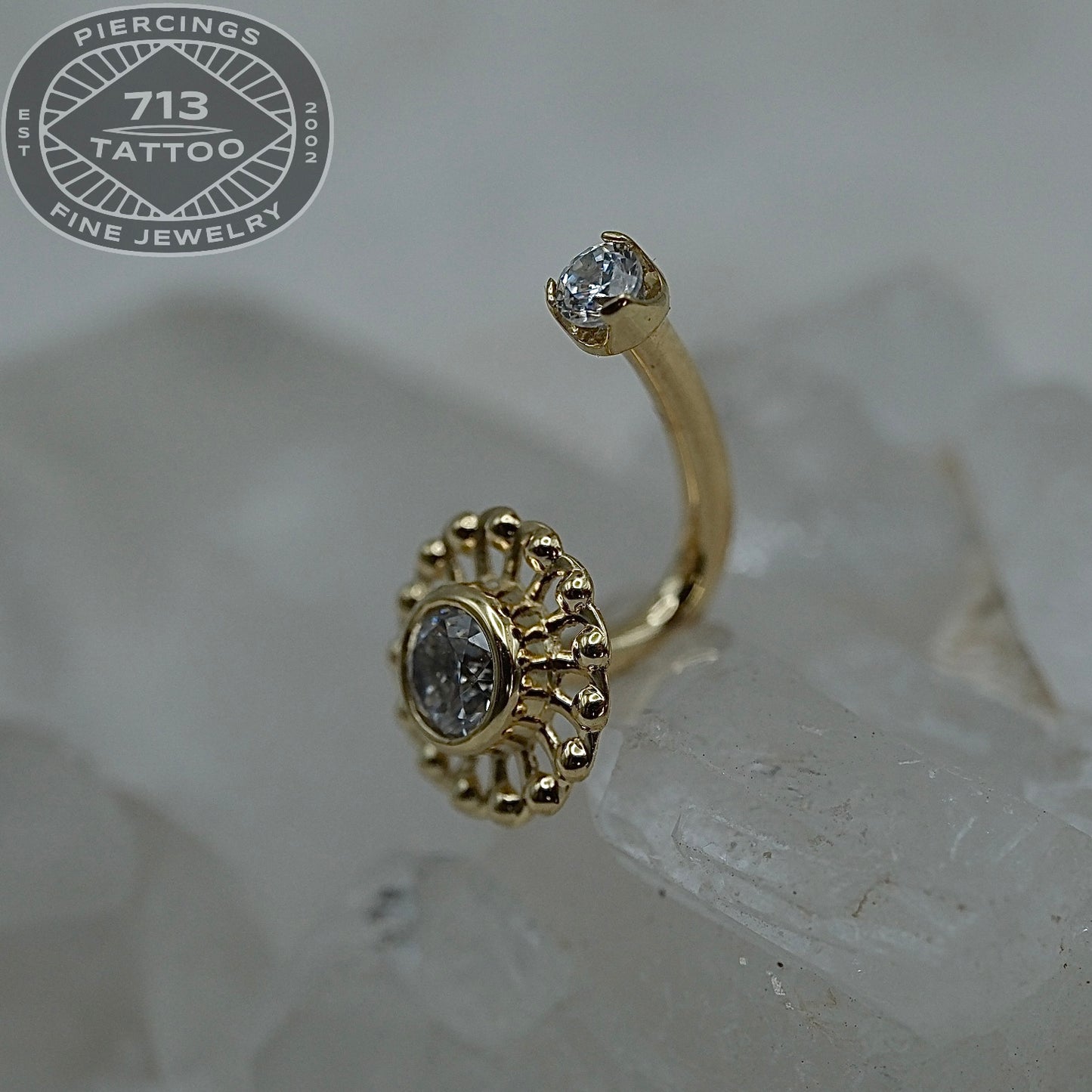 ANATOMETAL - VIRTUE ROOK JEWELRY - 18KT SOLID GOLD - J-CURVE