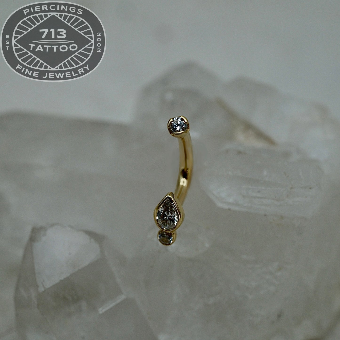 ANATOMETAL - ICON - ROOK JEWELRY - 18KT SOLID GOLD - J-CURVE