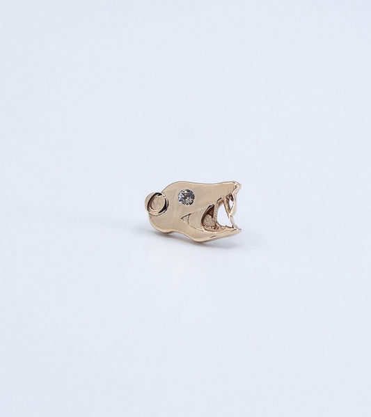 DUSK BODY JEWELRY - OPOSSUM - 14KT SOLID GOLD - THREADLESS END