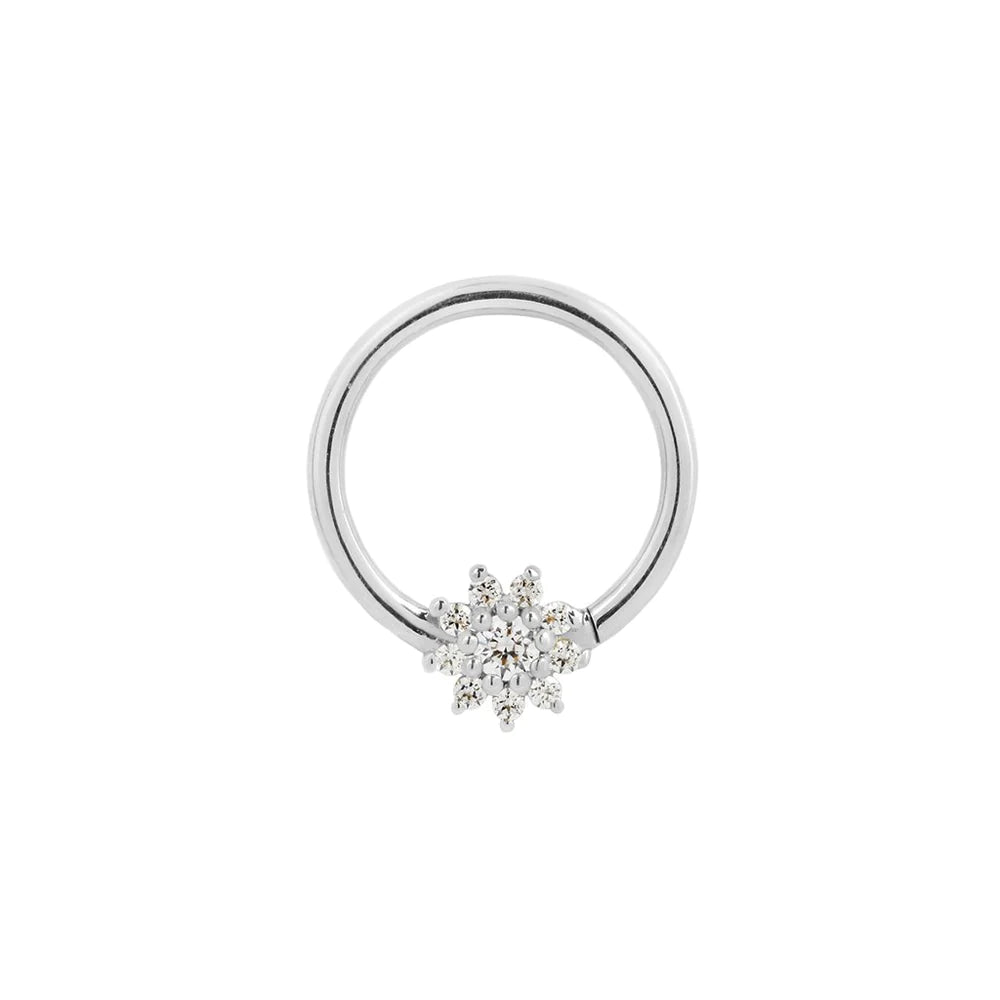 BUDDHA JEWELRY - ELOISE FLOWER - CZ - SEAMLESS RING