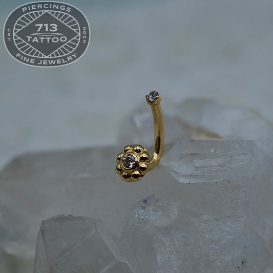 ANATOMETAL - IPSA - ROOK JEWELRY - 18KT SOLID GOLD - J-CURVE