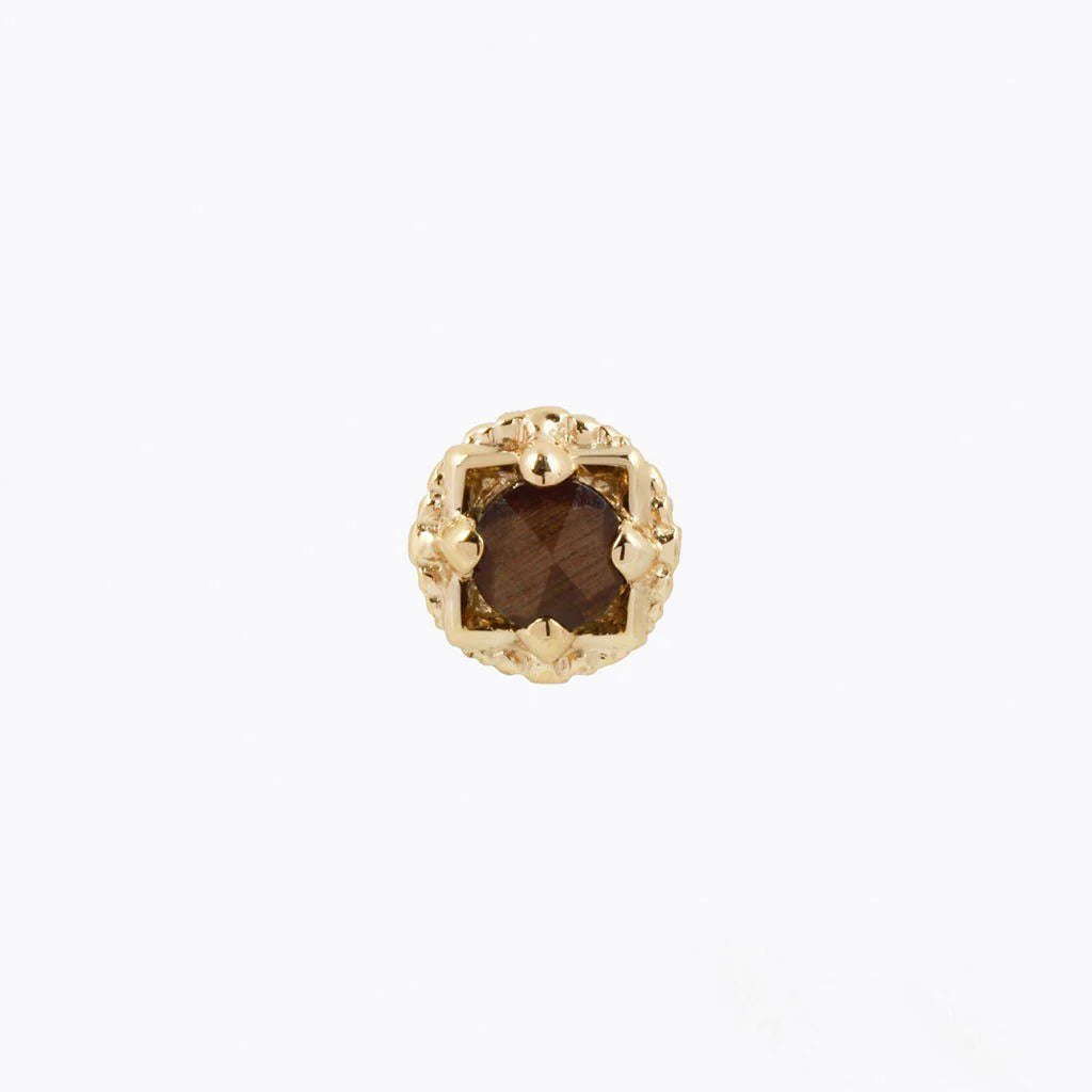 TETHER - OMEGA 24 - ZAWADI SAPPHIRE - 14KT SOLID GOLD - THREADLESS END