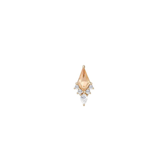 BUDDHA JEWELRY - AFTERGLOW - CITRINE + CZ - THREADLESS END