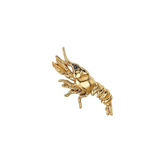 BVLA - CRAWDAD - 14KT SOLID GOLD - THREADED END