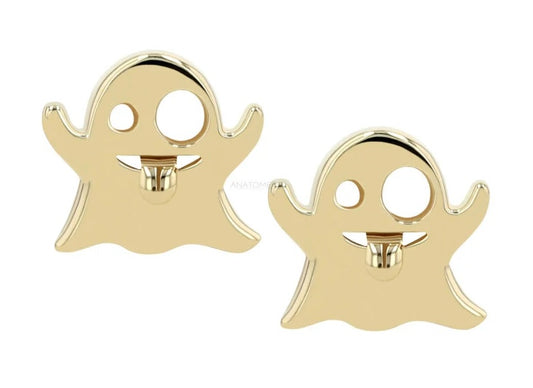 ANATOMETAL - GHOST - 18KT SOLID GOLD - THREADLESS END
