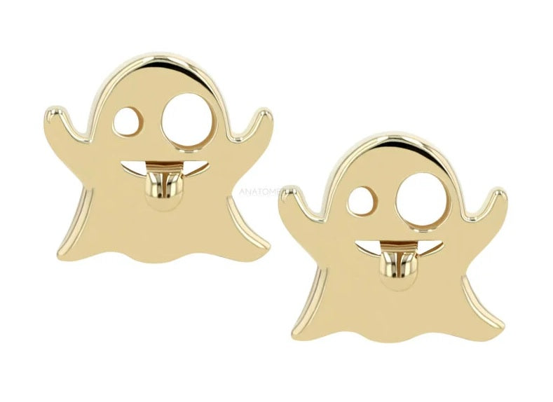 ANATOMETAL - GHOST - 18KT SOLID GOLD - THREADLESS END